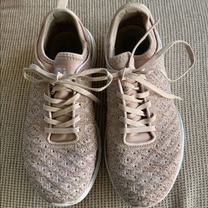 APL Rose Gold tennis shoes